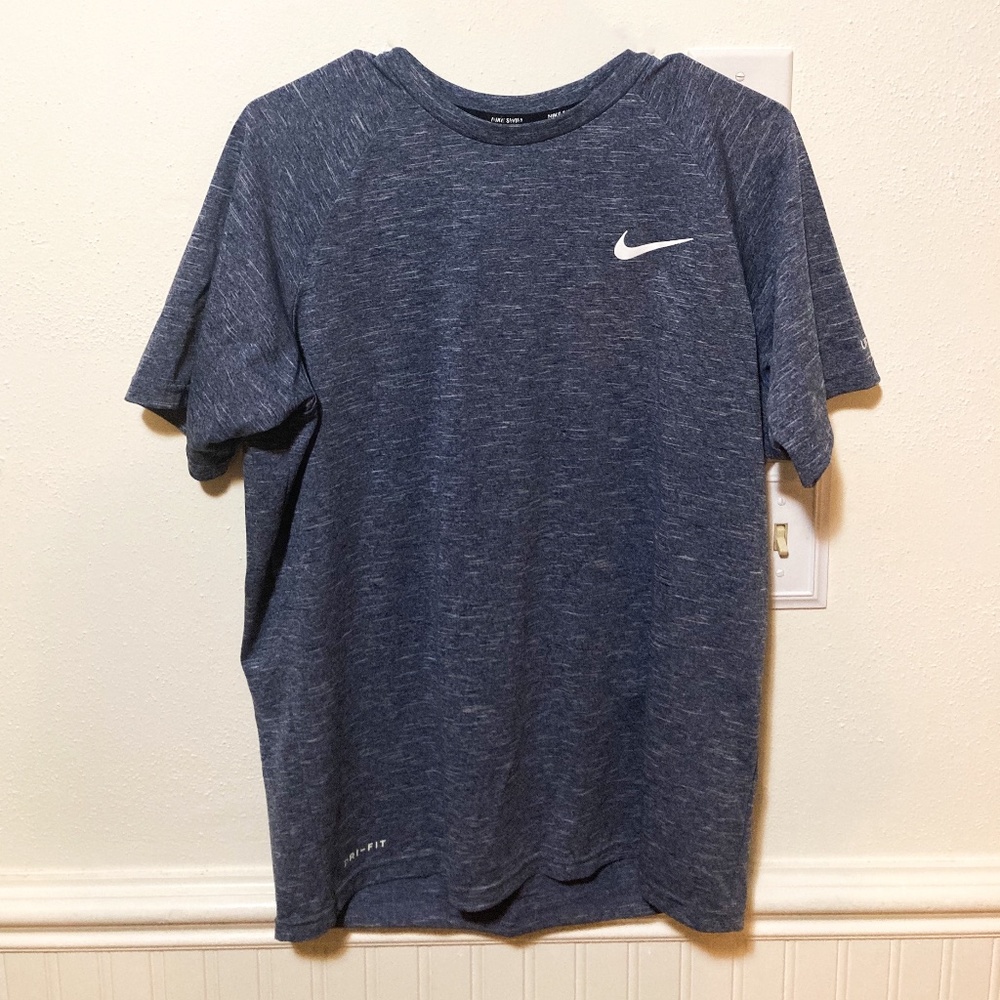 Men's Nike Dri-FIT UPF 40+ Heathered Hydroguard Swim Top
